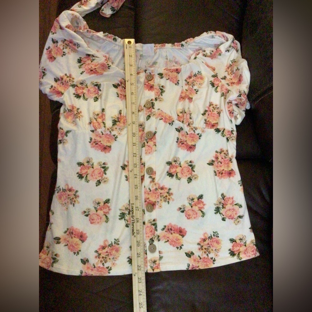 3xl long sleeve round low cut shirt (0058) - Picture 4 of 8